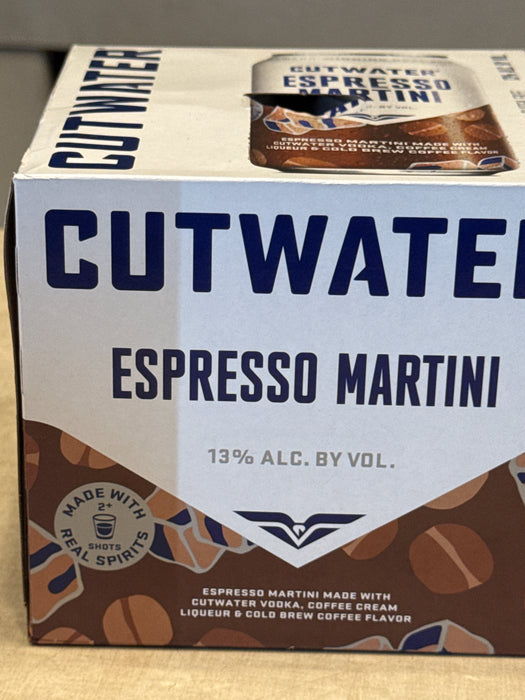 Cutwater Espresso Martini 4packs