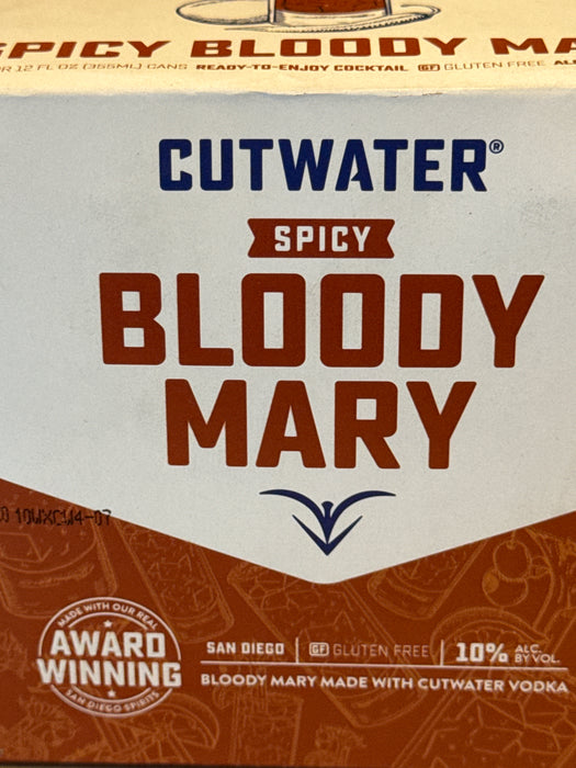 Cutwater Bloody Mary spicy 4packs