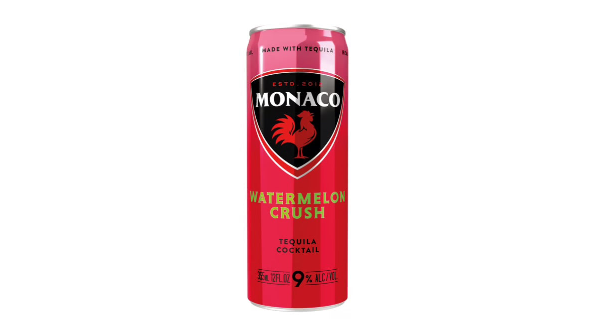 Monaco Watermelon Crush Tequila Cocktail Can (12 fl oz