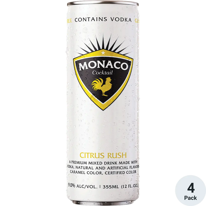 Monaco Citrus Rush Cocktail 12oz